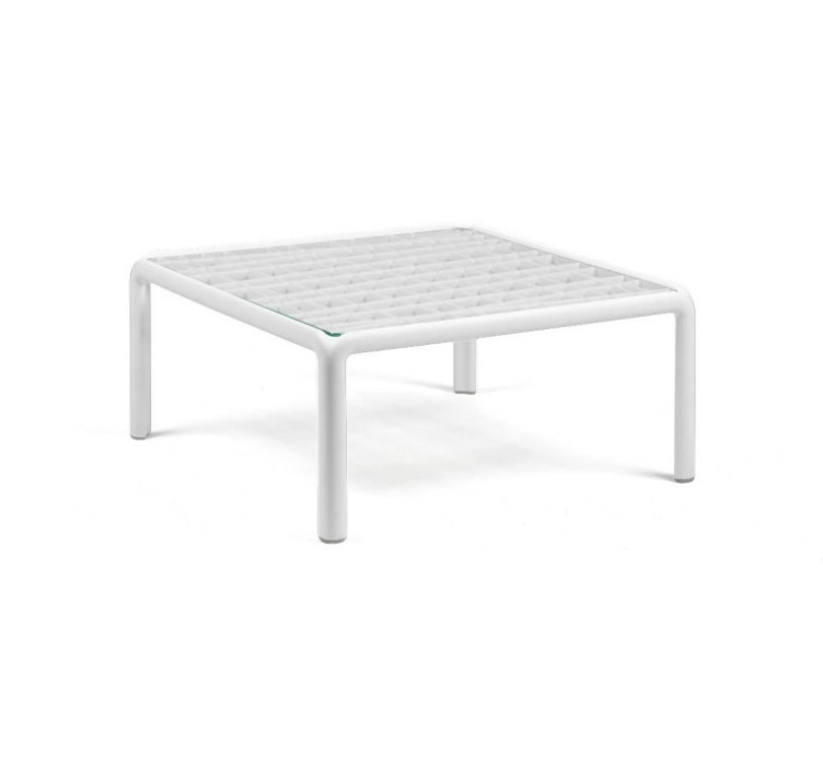 Кофейный столик Komodo Tavolino Vetro Bianco1